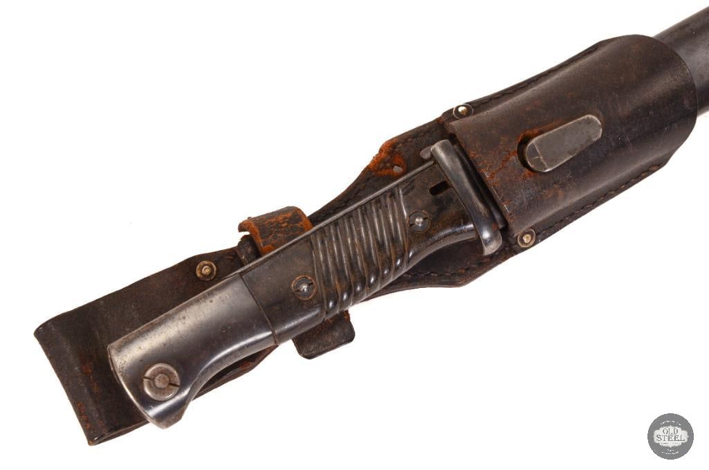 K98k M1884/98 Bayonet and Scabbard with Frog - WWII Germany (1 of 7)