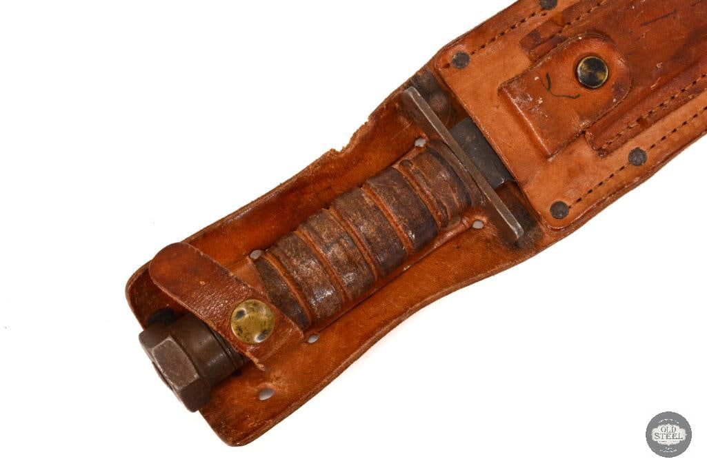 Vietnam Pilot's Survival Knife - Ontario 1-1973 with Scabbard (1 of 3)