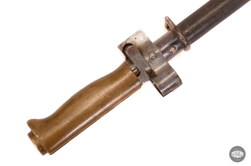 French M1886 Lebel Shortened Bayonet WWI With Scabbard Brass Handle (1 of 9)
