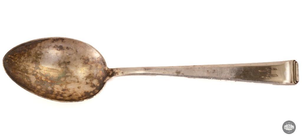 German SS Large Silver Spoon by Br.Henneberg BM (1 of 4)
