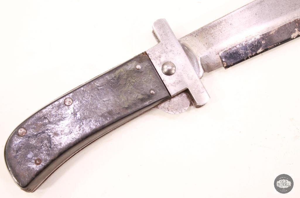 Original USAAF Airman's Cattaraugus Folding Machete with Rare Blade Guard (1 of 5)