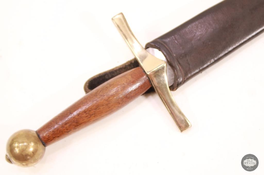 Boot Dagger with Leather Sheath (1 of 3)