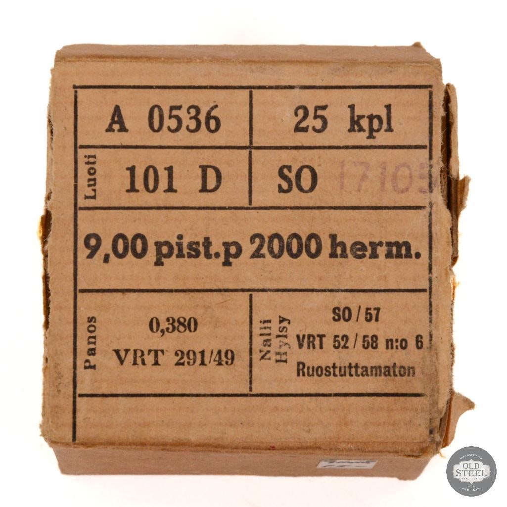 Partial Box Sako Finnish 9mm Luger Ammunition - 23rds (1 of 2)