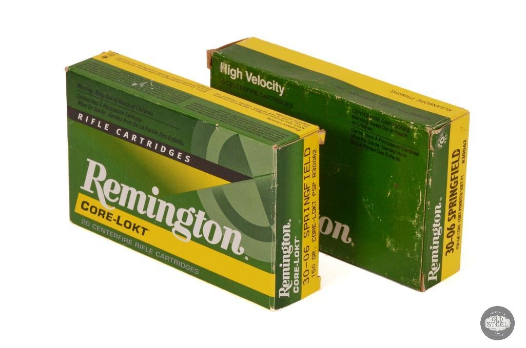 2 Boxes of Remington 30-06 SPRG 150gr Core-Lokt - 40rds (1 of 1)