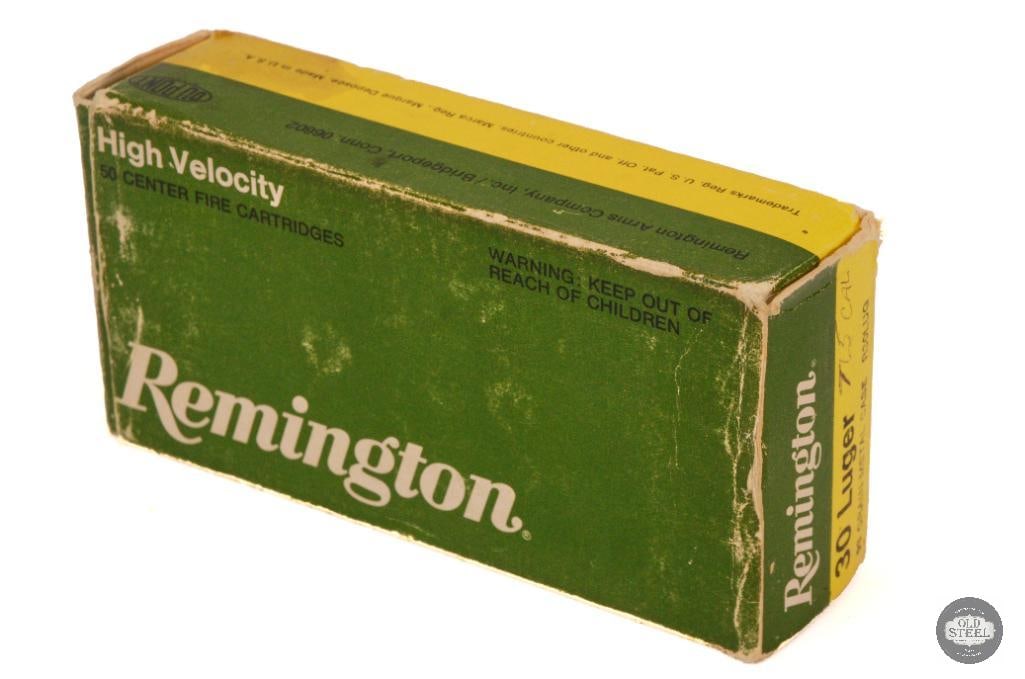 Box of Remington 30 Luger 93gr Metal Case Ammunition - 50rds (1 of 1)