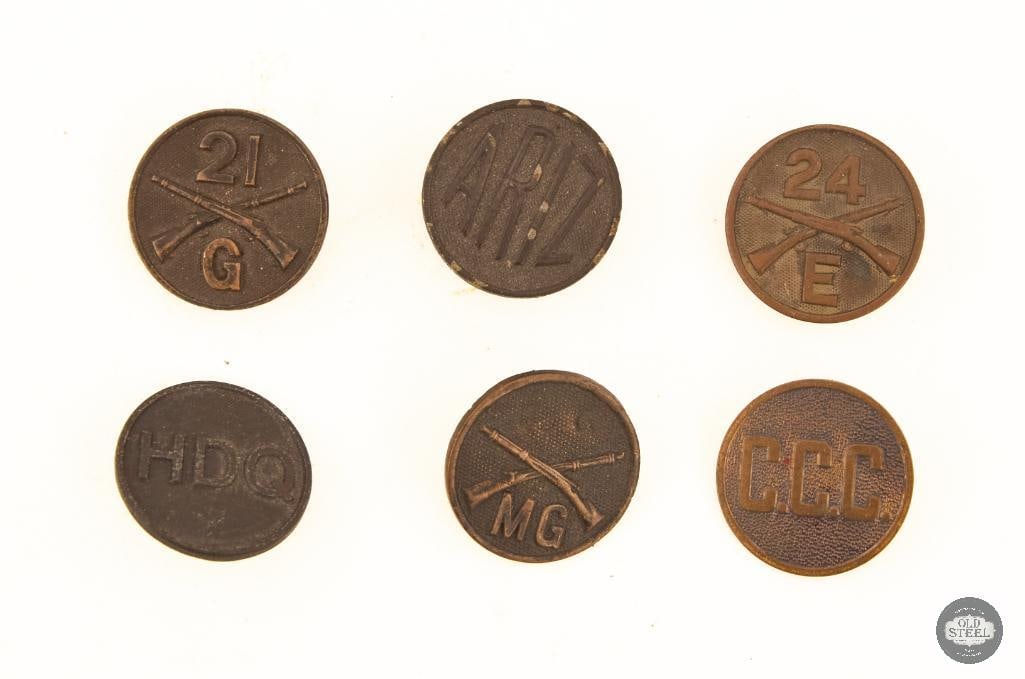 US Army Collar Discs WWI Era (1 of 1)
