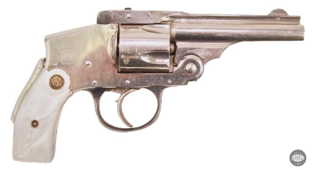 JLG Spanish Secret Service Special "Lemon Squeezer" Revolver 38 S&W - Repair: Here we have a Spanish JLG Secret Service Special revolver with lemon squeezer grip safety. Left grip is missing medallion. Bore is good with crisp rifling. The firing pin remains forward blocking the