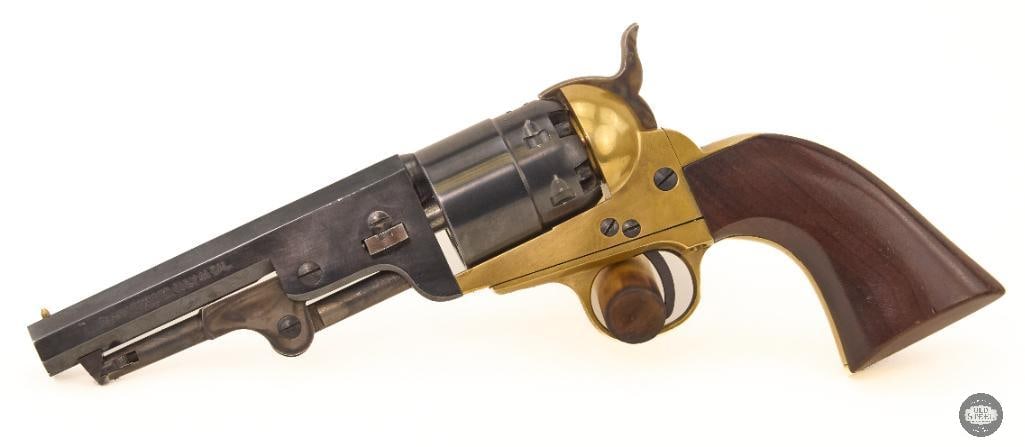 Model 1849 Mfg. by Pietta In 44 cal BP Antique With Hunter Co. Holster - 3