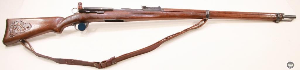 Schmidt-Rubin K11 7.5x55 Swiss Sporter With Sling - FFL: Up for auction is a Schmidt-Rubin K11 Sporter chambered in 7.5x55 Swiss. The barrel measures in at 30.5 inches and features sharp defined rifling. The length of pull measures in at 13 inches. The