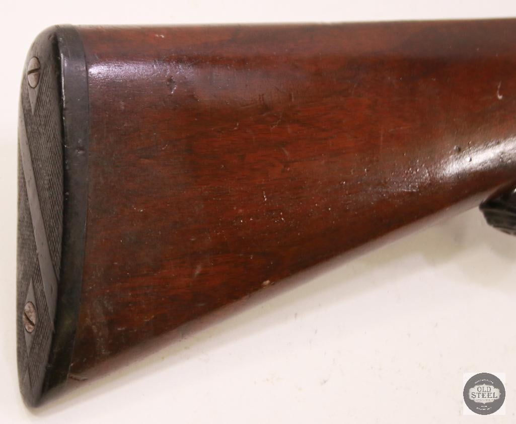 American Gun Co. SXS 12 Ga Damascus Barrel Shotgun - ANTIQUE - 2
