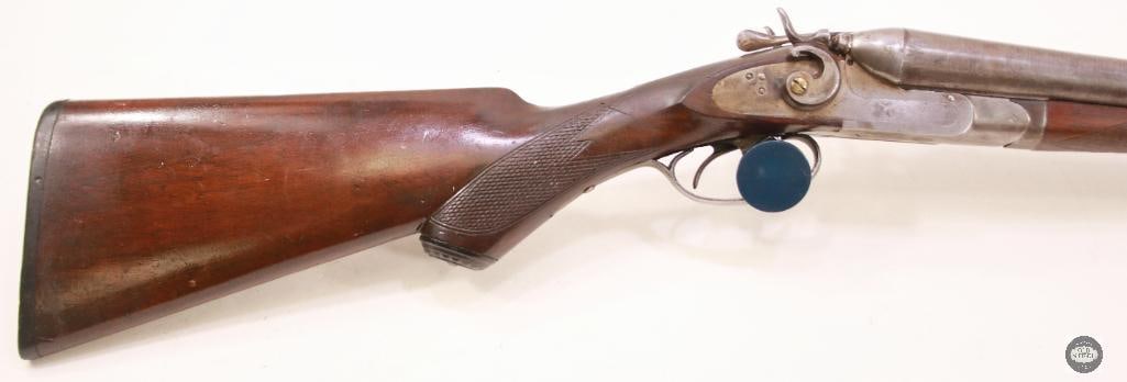 American Gun Co. SXS 12 Ga Damascus Barrel Shotgun - ANTIQUE - 3