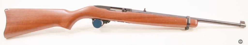 Ruger 10/22 22LR Semi Auto Rifle W/ Wood Stock - FFL: Up for Auction is a Ruger 10/22 chambered in .22 LR. This rifle features a 18.5 inch barrel with sharp reflective rifling. This classic American firearm sports a traditional wood stock with a length o
