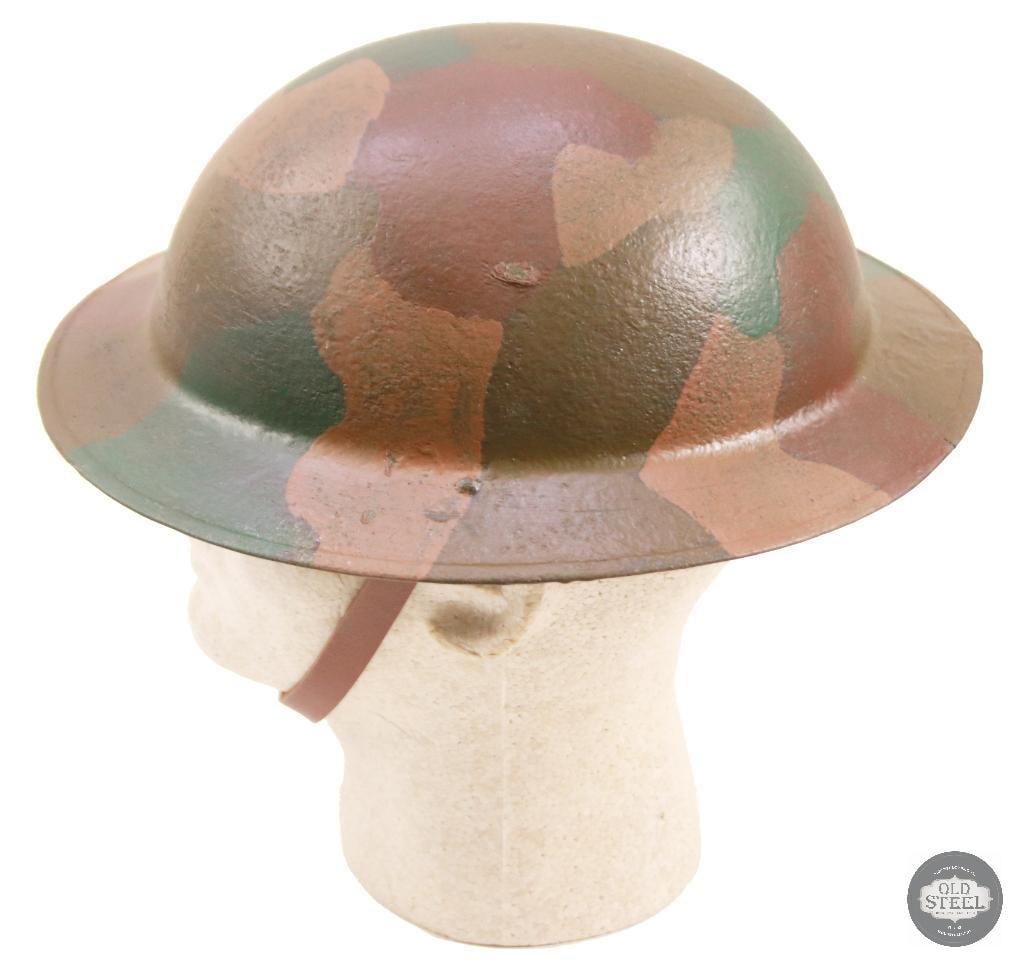 M1917 US WWI Doughboy Helmet with Camouflage Pattern Paint - 4