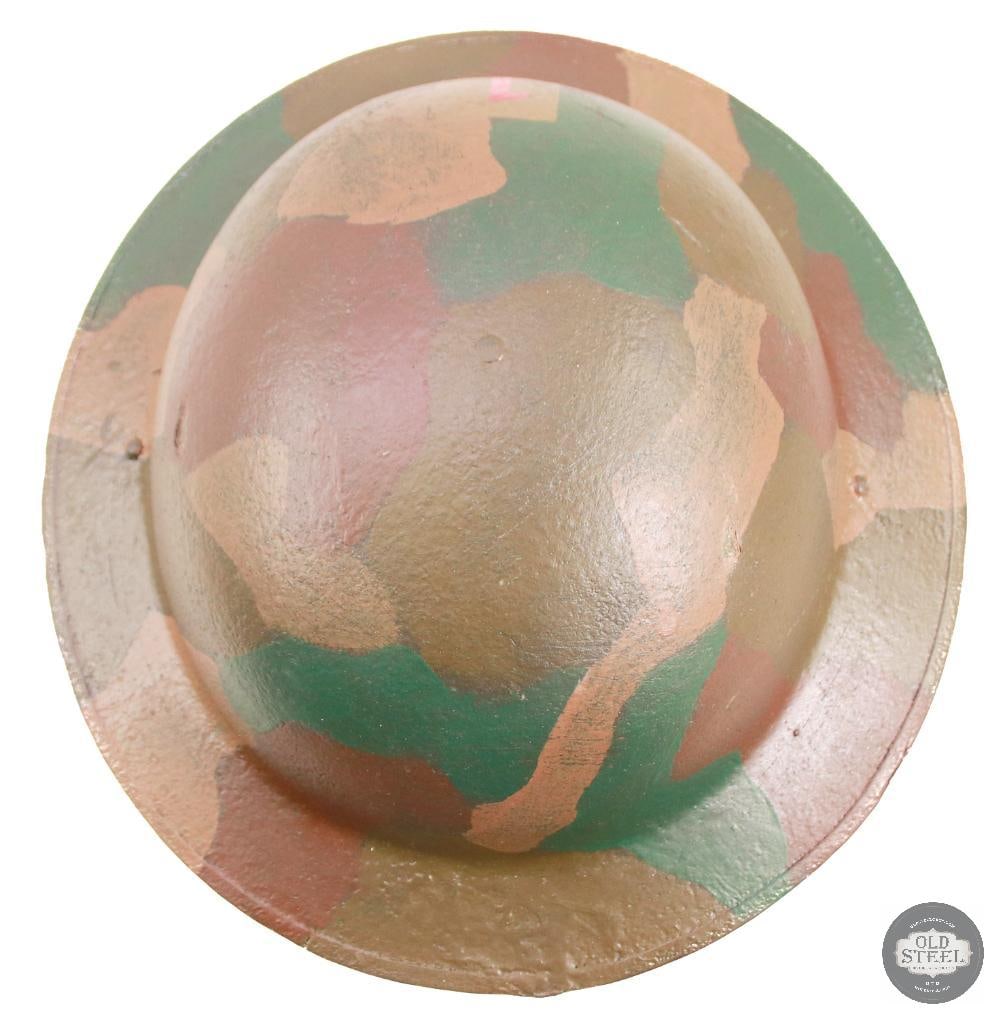 M1917 US WWI Doughboy Helmet with Camouflage Pattern Paint - 6