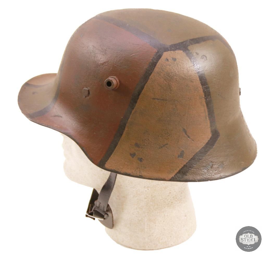 M16 Stahlhelm With Camo Paint, German WWI - 4