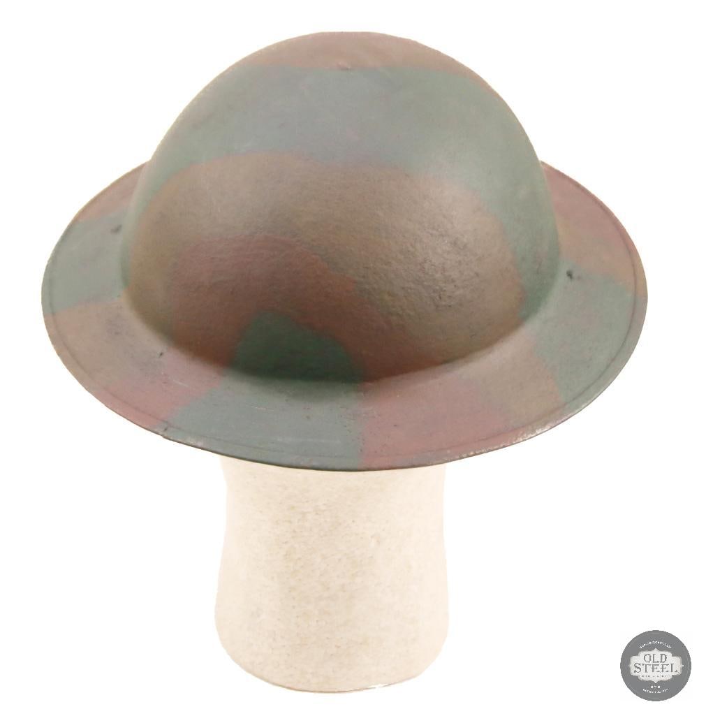 M1917 US WWI Doughboy Helmet with Camouflage and Flag Paint - 3