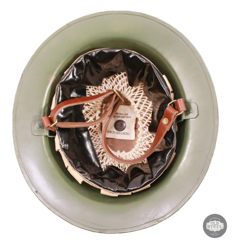 M1917 US WWI Doughboy Helmet with Camouflage and Flag Paint - 7