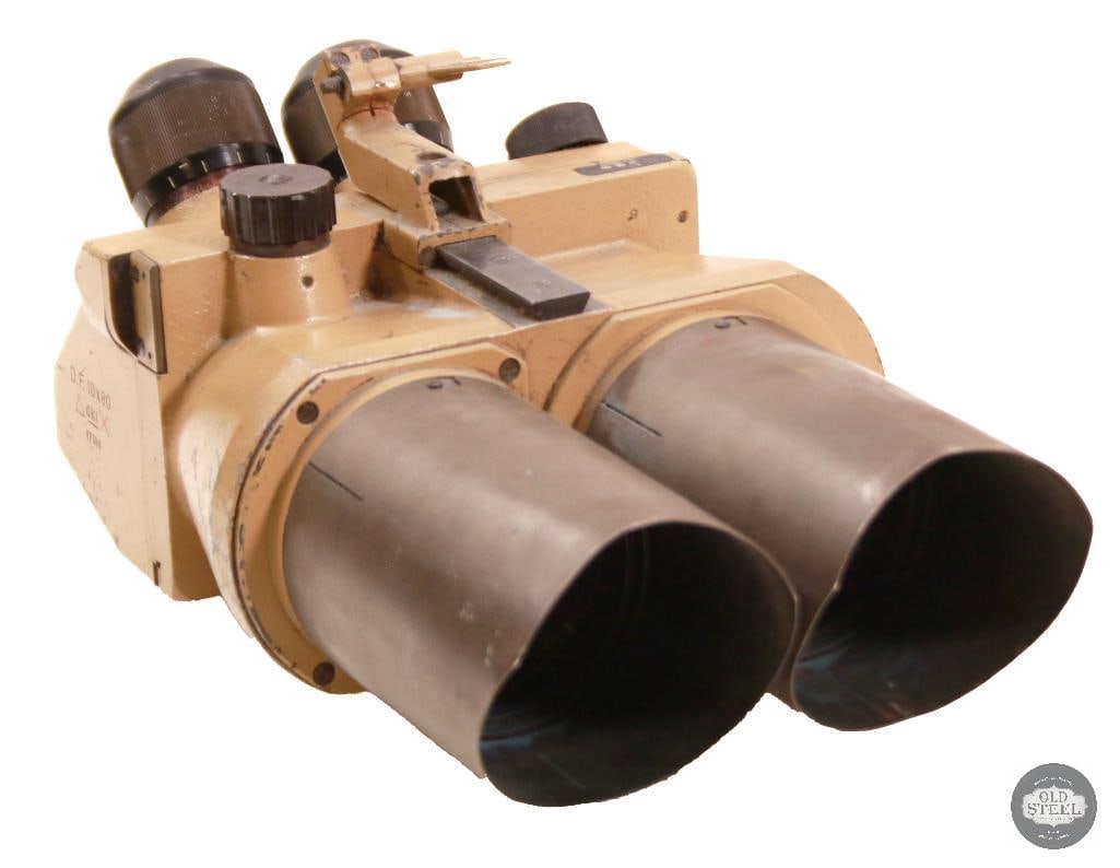 Original WW2 German Afrika Korps 10x80 Flak Binoculars MFG By DKI (1 of 9)