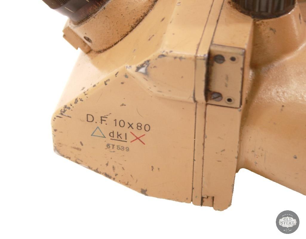 Original WW2 German Afrika Korps 10x80 Flak Binoculars MFG By DKI - 2