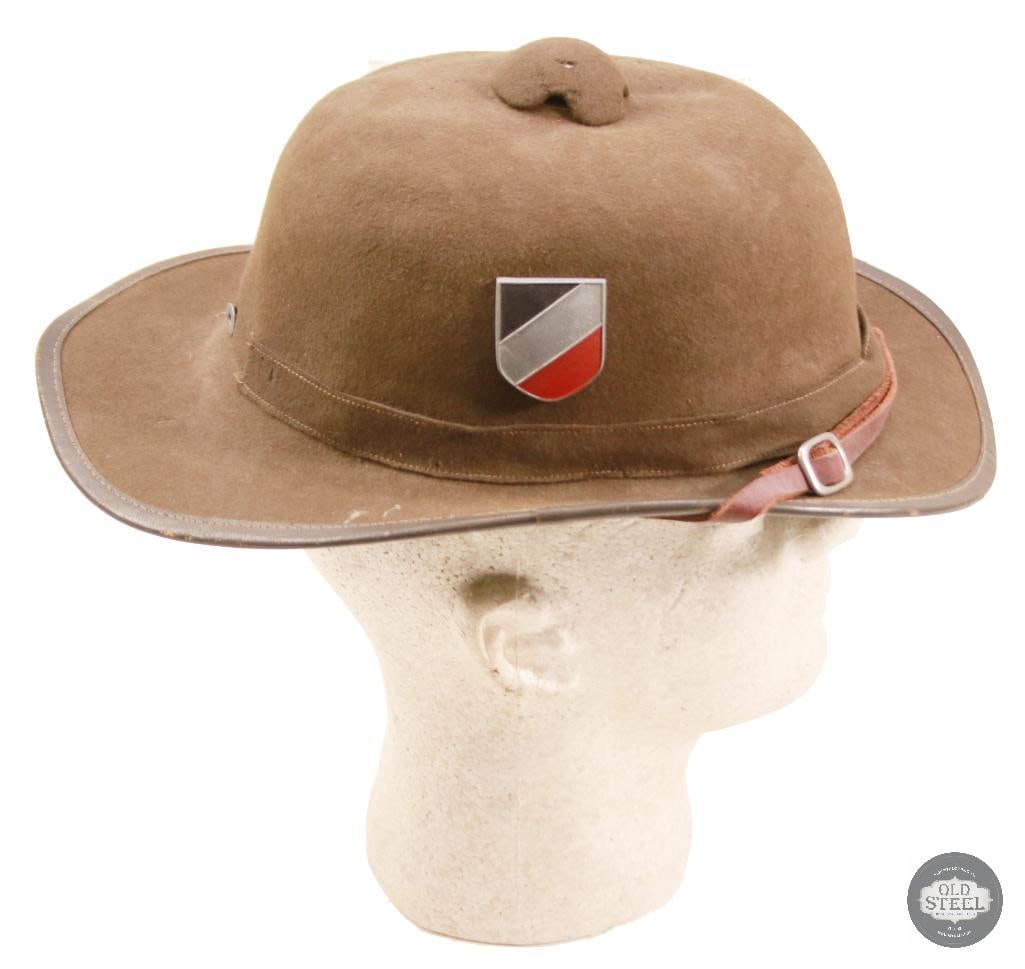 Original Afrikakorps DAK 2nd Pattern German WWII Tropical Pith Helmet - 3