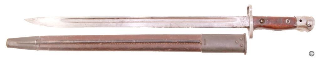 1907 Pattern Bayonet for SMLE No1 Mk3 Rifle With Scabbard. - 3