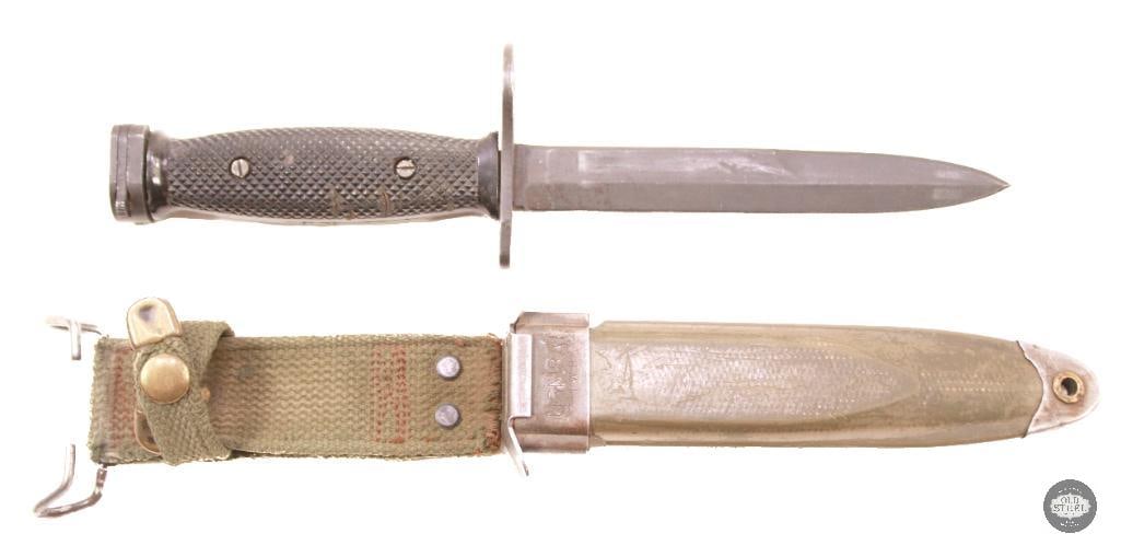 Original Vietnam Era US M7 Bayonet & M8A1 Scabbard - 2