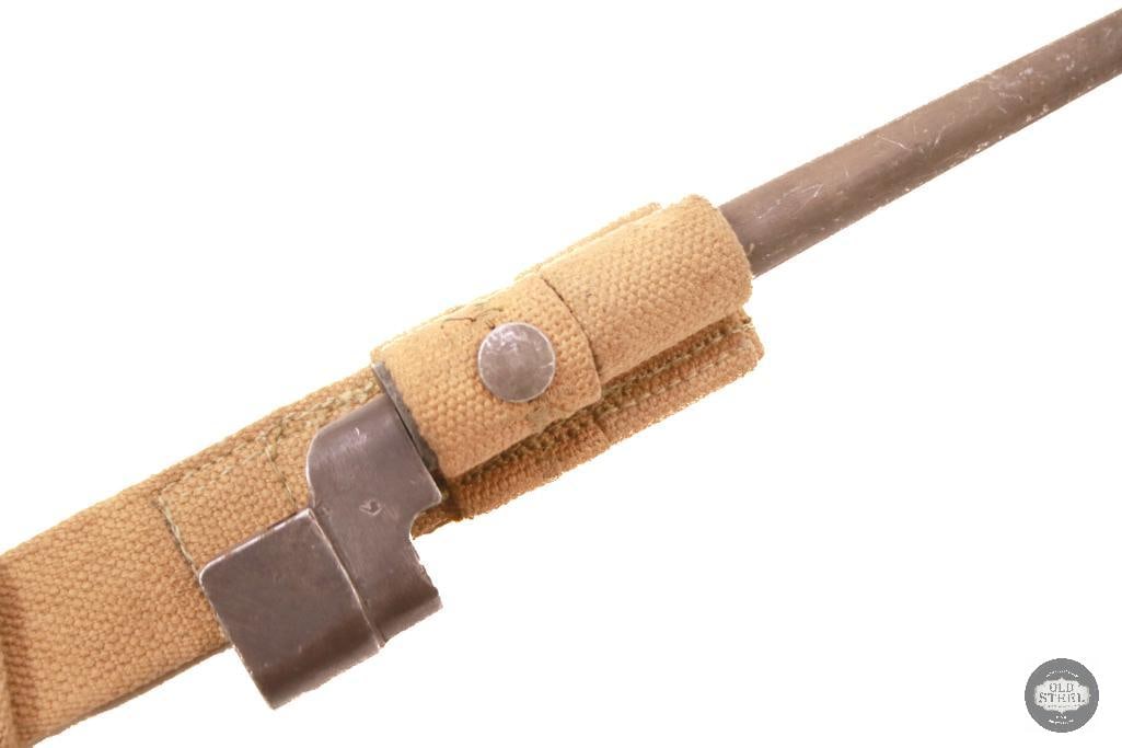 Lee Enfield No4 Mk1 Pig Sticker Spike Bayonet With Scabbard & Frog - 2