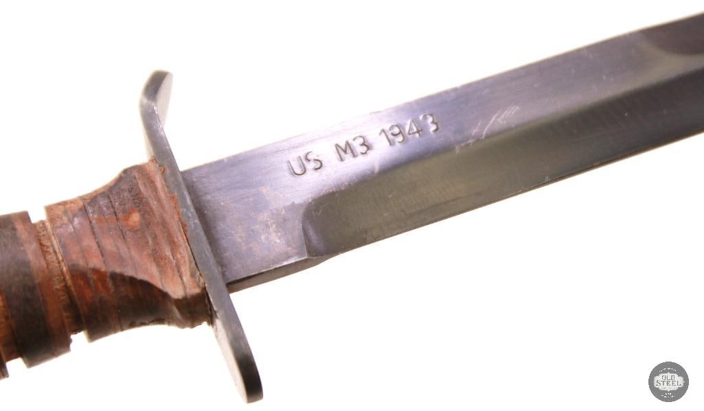 U.S. M3 Fighting Knife New Made With Sheath - 4