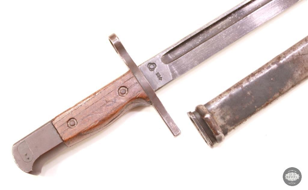 Original WW2 Matushita Kinzoku Type 99 Arisaka Bayonet With Scabbard (1 of 4)