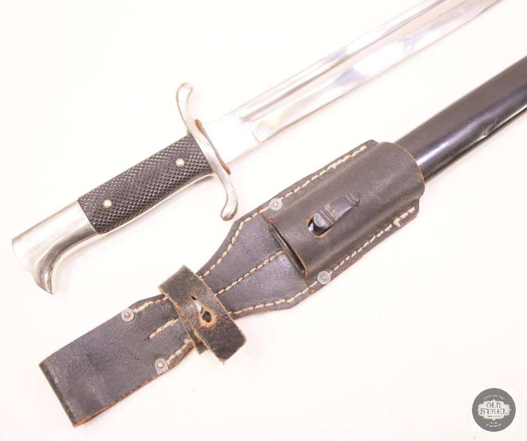 Original WW2 German Dress Dagger With Scabbard & Frog (1 of 4)