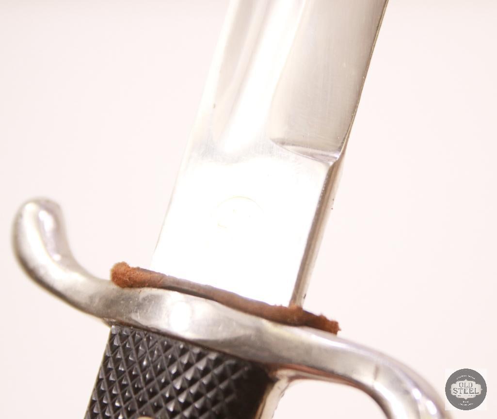 Original WW2 German Dress Dagger With Scabbard & Frog - 4