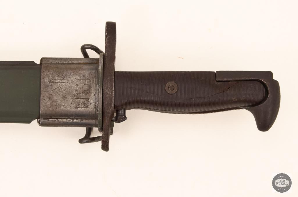USN MK1 Bayonet with Scabbard - 4