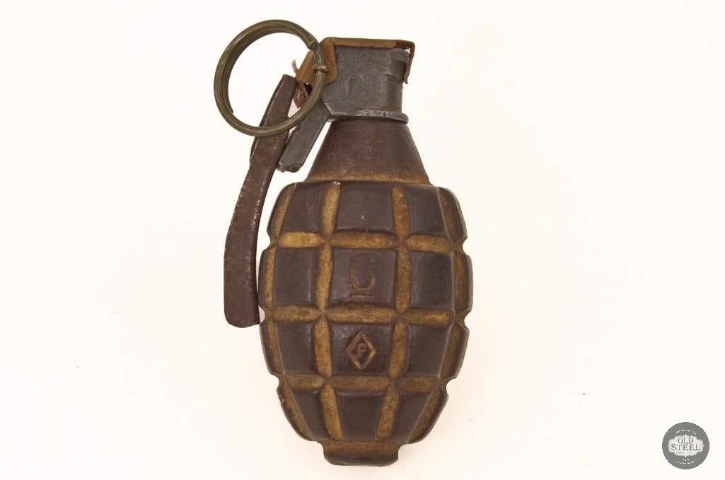 US MK1 Inert Training grenade, With Training fuze (1 of 2)