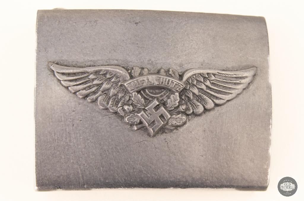 Luftschutz (Air Protection Warning Service) Belt Buckle German World War II (1 of 2)
