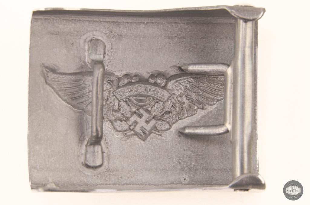 Luftschutz (Air Protection Warning Service) Belt Buckle German World War II - 2