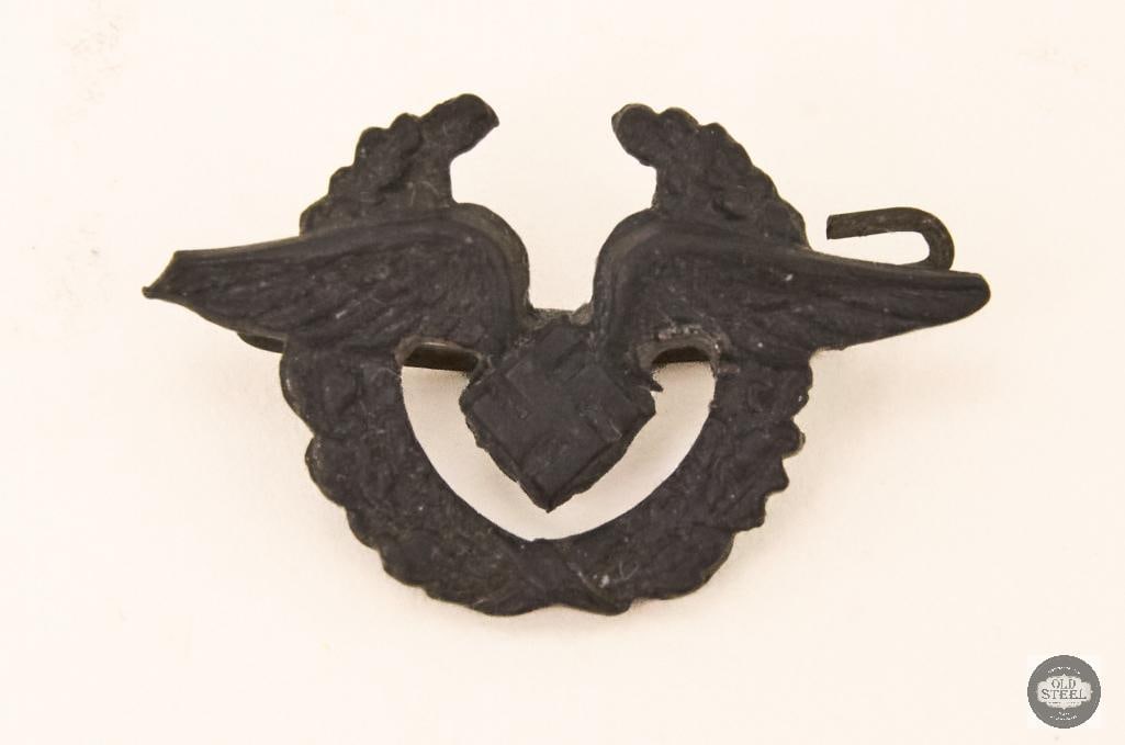 Luftwaffe Civilian Retinue Badge: The badge was for civilian workers of the Luftwaffe. THIS ITEM IS AS PICTURED WITH NO FURTHER ATTACHMENTS. ALL SALES ARE FINAL. PLEASE REFER TO THE AUCTION DESCRIPTION, LOT