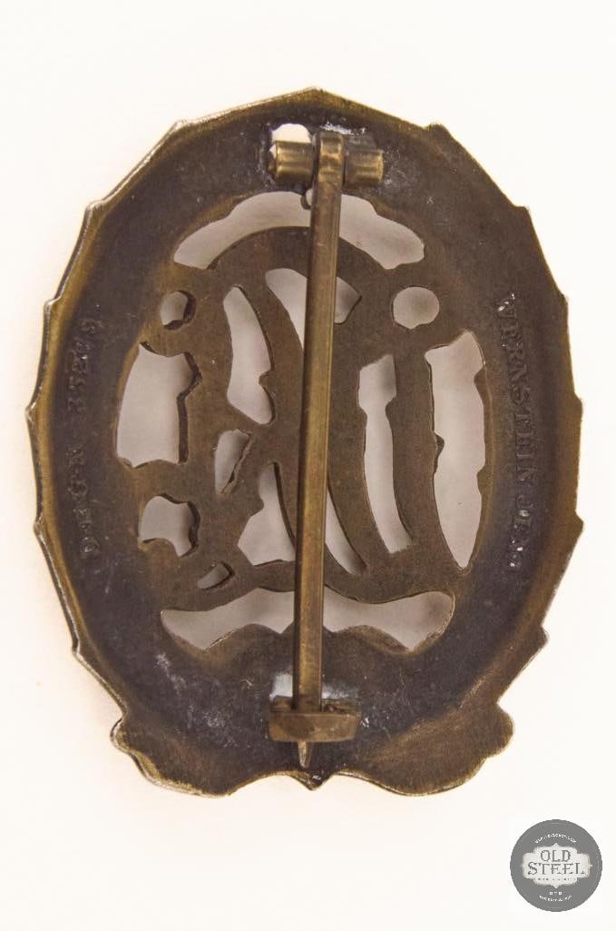 Bronze DLR Sports Badge WWII German - 2