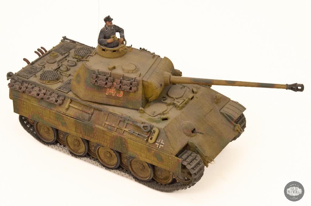 Panther Ausf. A scale model tank WWII german - 2