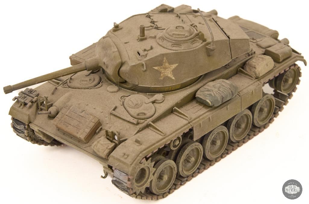 Scale model of a M24 Chaffee light tank (1 of 3)