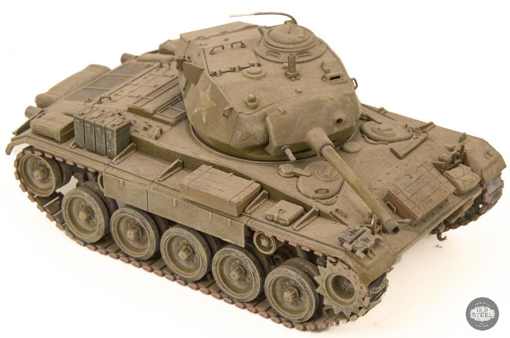 Scale model of a M24 Chaffee light tank - 2