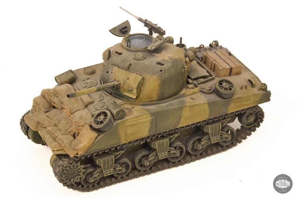 M4 Sherman tank, highly detailed scale model (1 of 3)