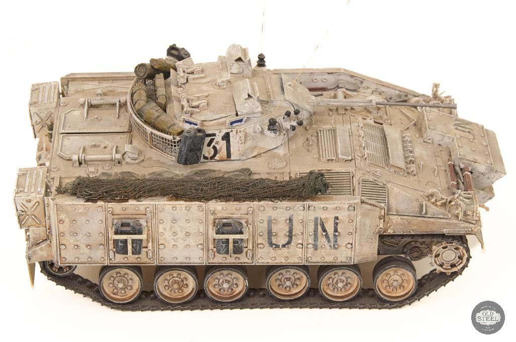 British Army Warrior Mechanized Combat Vehicle (MCV) scale model - 2