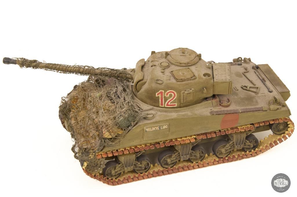 British Sherman Firefly Vc tank scale model (1 of 3)