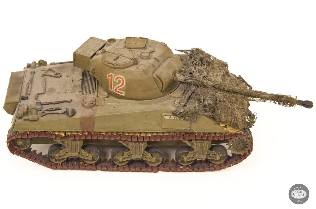British Sherman Firefly Vc tank scale model - 2
