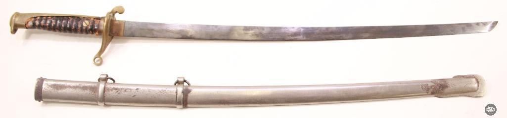 Japanese Naval Sword With Scabbard - 2