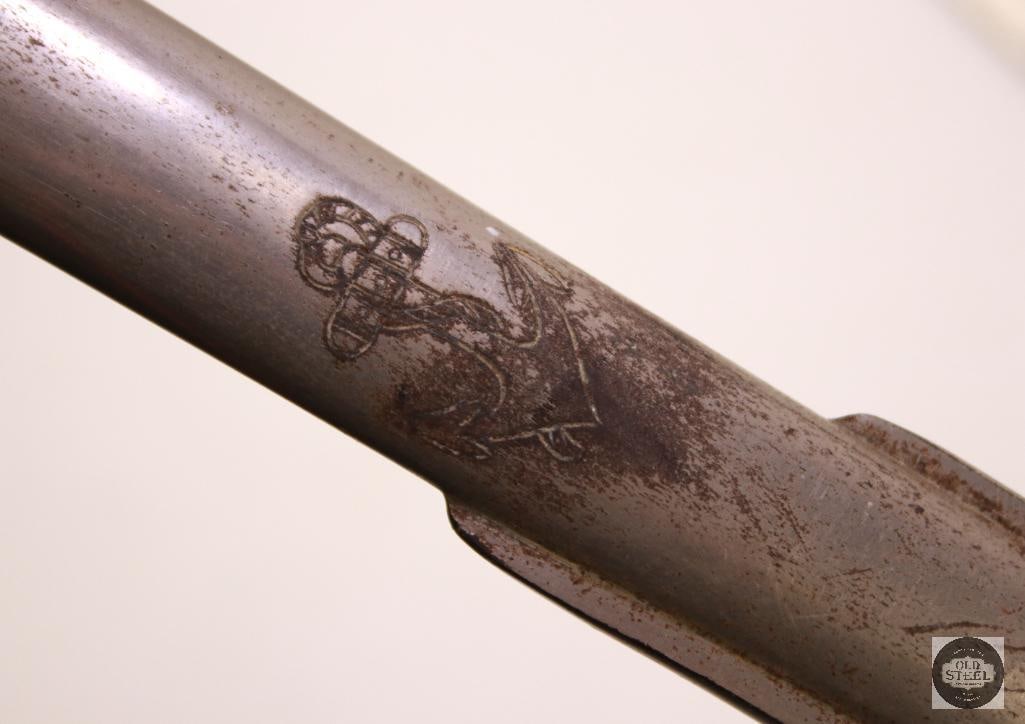 Japanese Naval Sword With Scabbard - 5