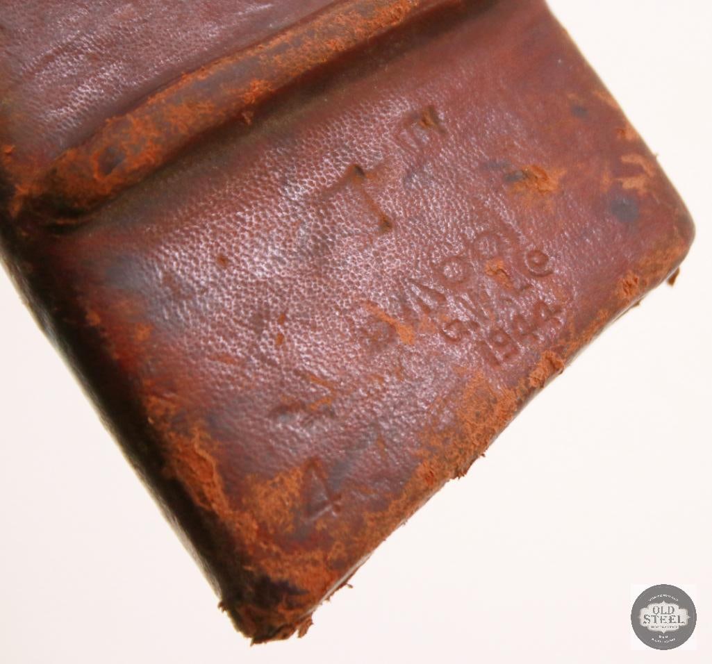 Kukri Machete With Leather Scabbard - 1944 Dated, Vintage WW2 Era - 4