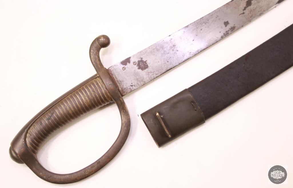 French 1804 Naval Cutlass With Scabbard (1 of 7)