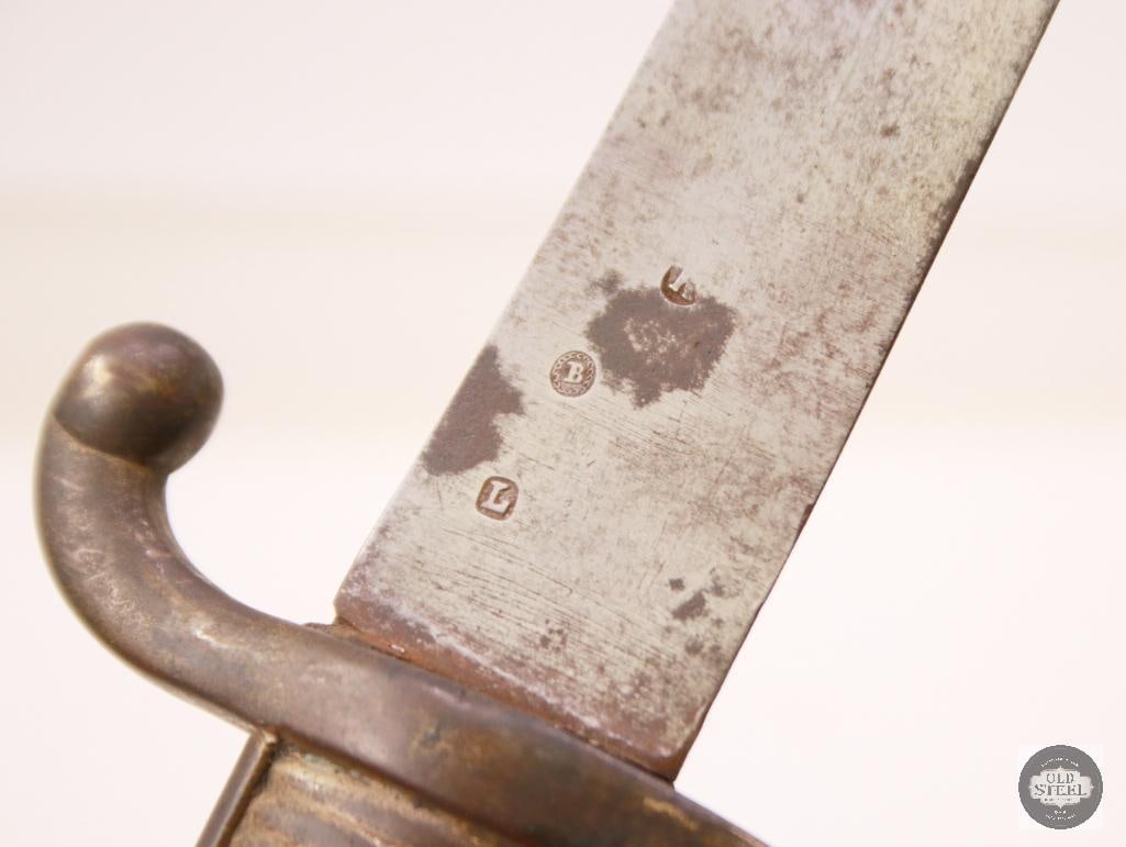 French 1804 Naval Cutlass With Scabbard - 5