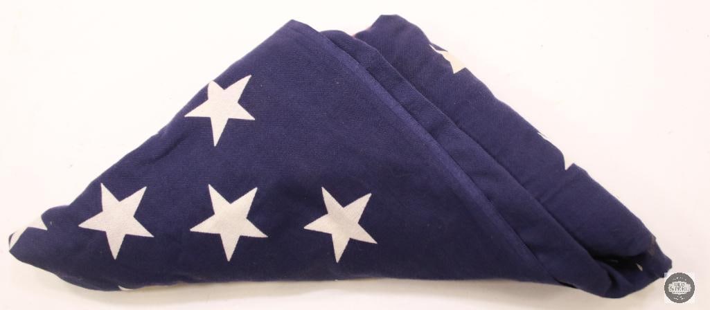 Vintage Folded American Flag - 2